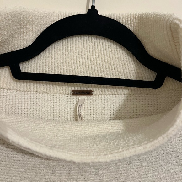 Free People Ottoman Tunic Sweater in Ecru (White), Size XS - Picture 15 of 16